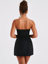 Black Bodycon Dresses Off The Shoulder Backless Party Mini Dresses