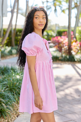 Fern Pink Striped Dress SALE