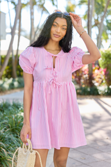 Fern Pink Striped Dress SALE