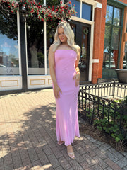 Maya Pink Cowl Back Maxi Dress