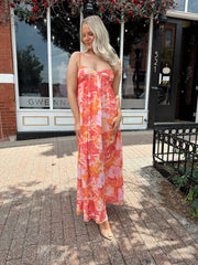 Verity Floral Sweetheart Maxi Dress