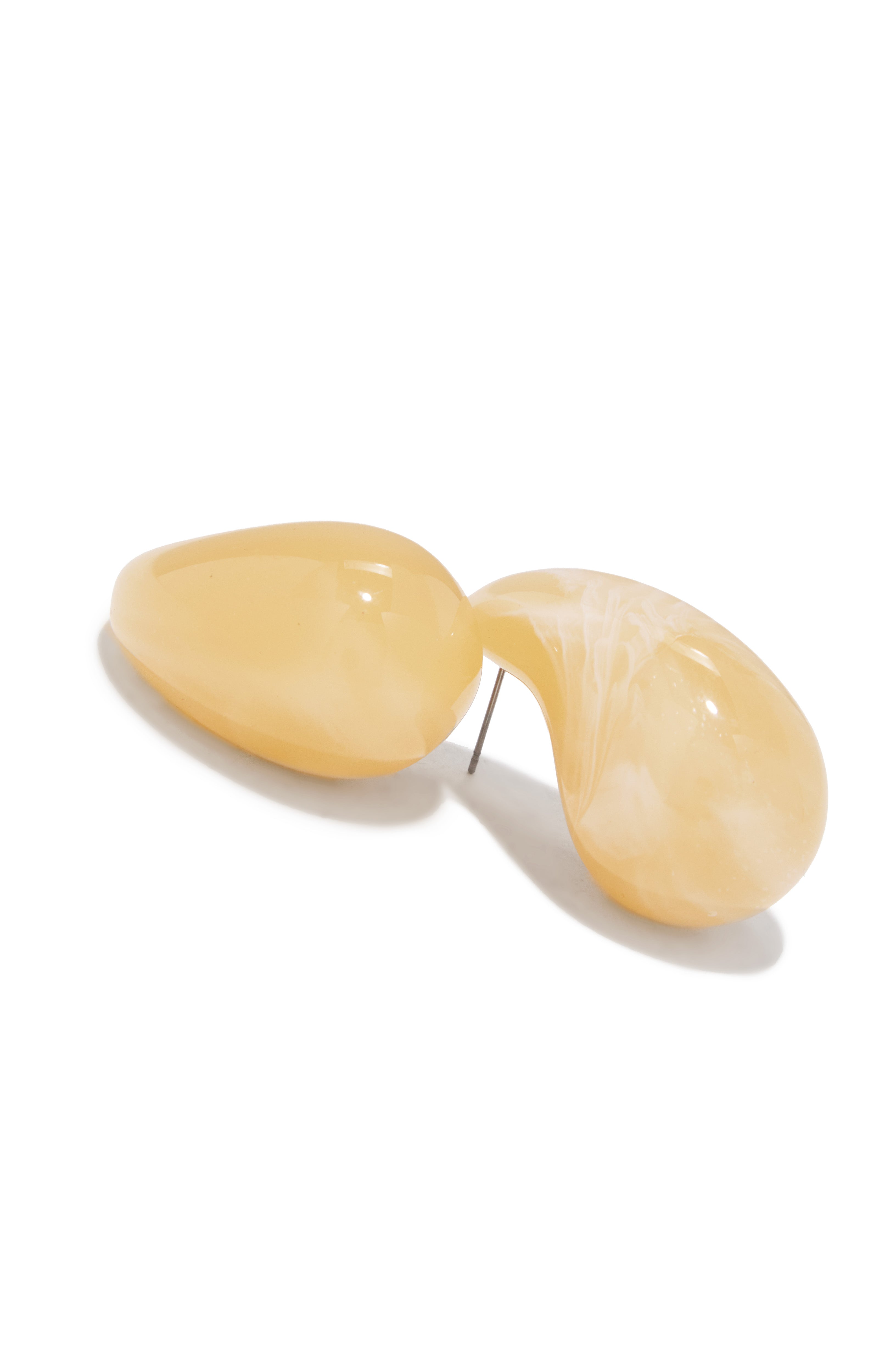 Corinne Teardrop Statement Earring - Ivory