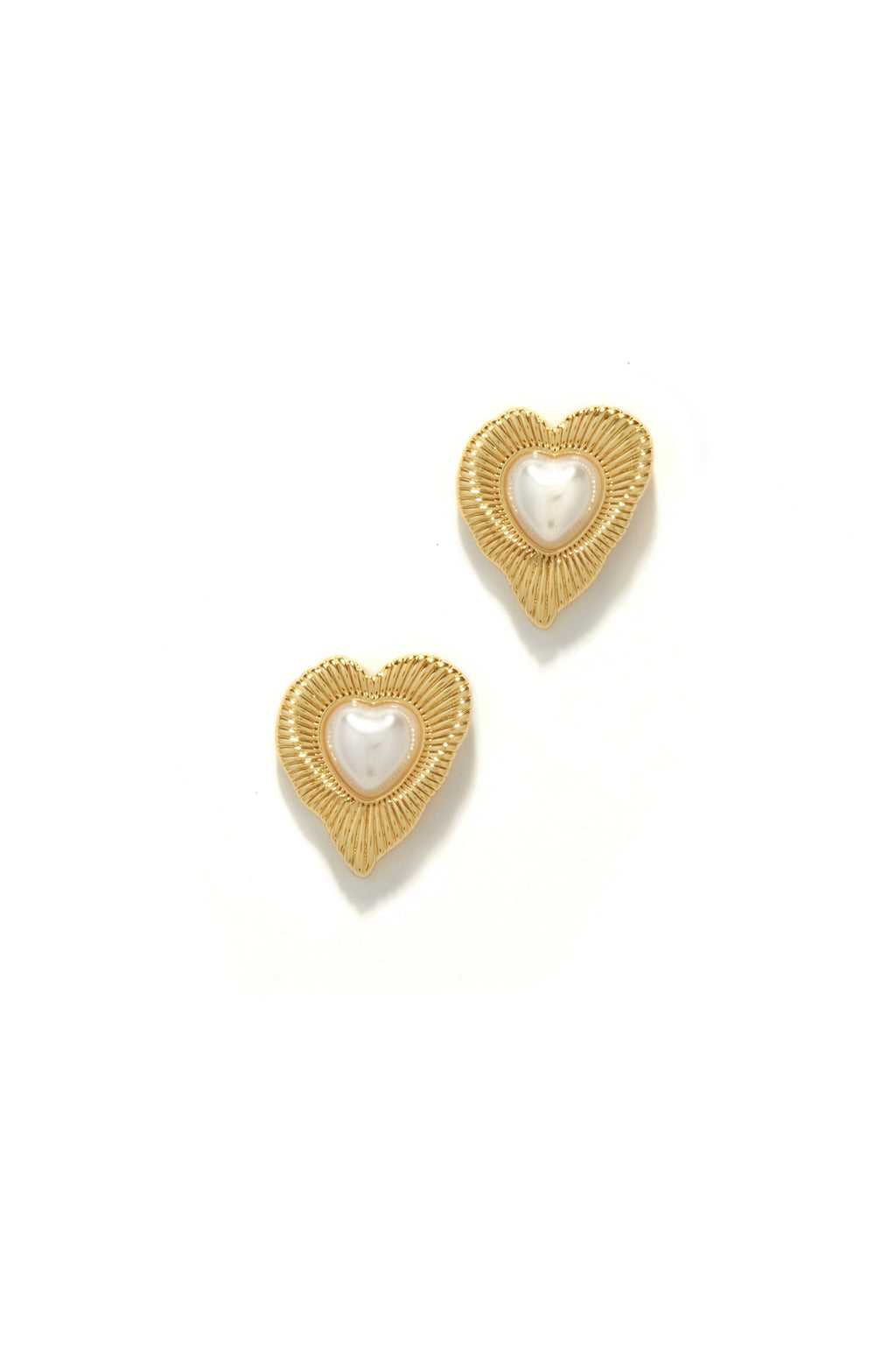 Aleida Heart Shape Earring - Gold